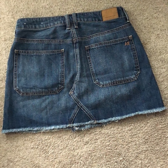 American Eagle Hi-Rise Festival Mini Jean Skirt - Picture 3 of 6